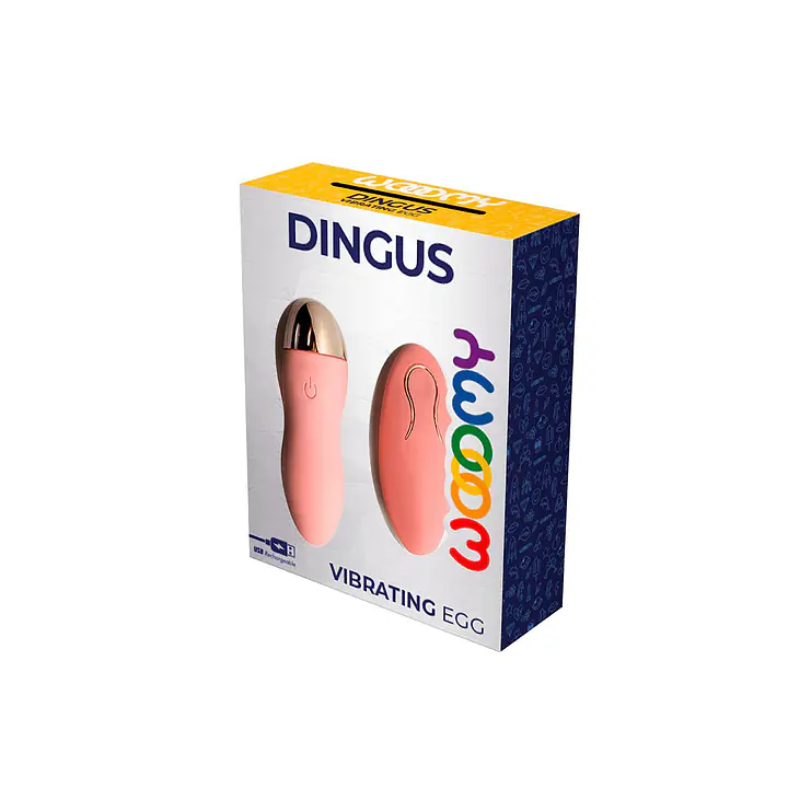 Віброяйце Wooomy Dingus Vibrating Egg, з пультом керування, 10 режимів - Master
