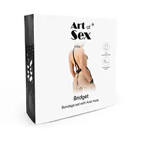 Бондажний набір з металевим анальним гаком Art of Sex Bridget Bondage set with anal hook № 1 - Master