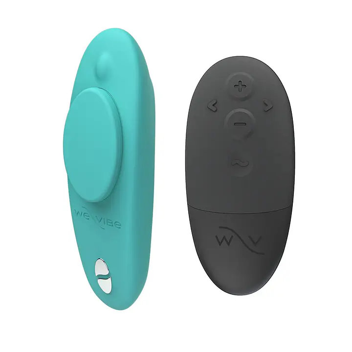 Смарт-вібратор у трусики We-Vibe Moxie+ Aqua, оновлений пульт ДК - Master
