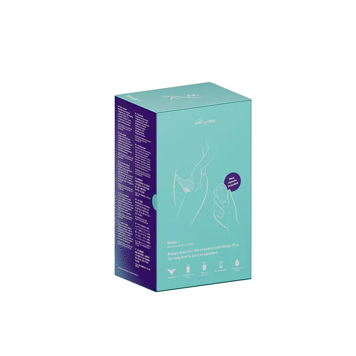 Смарт-вібратор у трусики We-Vibe Moxie+ Aqua, оновлений пульт ДК - Master