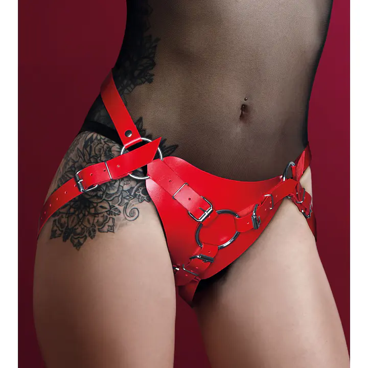 Труси для страпона Feral Feelings Strap-on Harness Red, red - Master