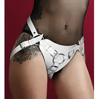 Труси для страпона Feral Feelings Strap-on Harness White, white - Master