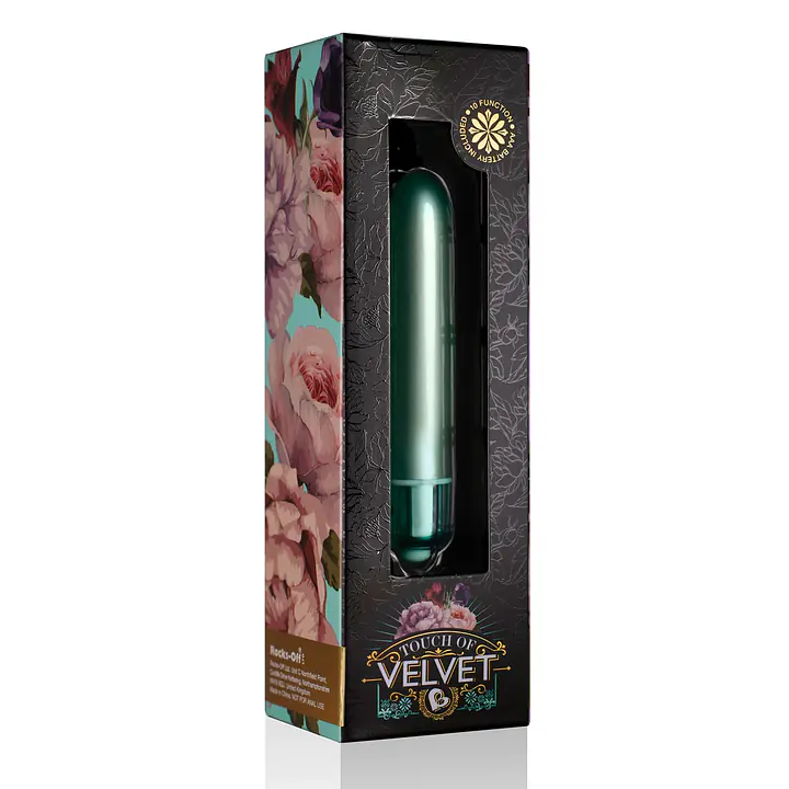 Віброкуля Rocks Off RO-90mm Touch of Velvet Aqua Lily матова - Master