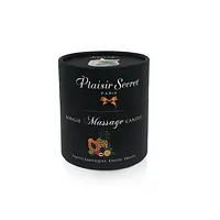 Масажна свічка Plaisirs Secrets Pineapple Mango (80 мл) подарункова упаковка, керамічний посуд - Master