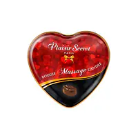 Масажна свічка-серце Plaisirs Secrets Chocolate (35 мл) - Master