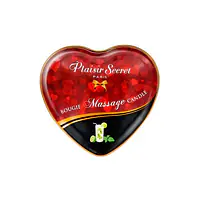 Масажна свічка-серце Plaisirs Secrets Mojito (35 мл) - Master