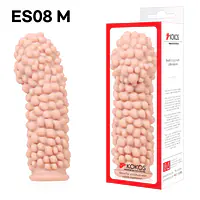 Насадка на член Kokos Extreme Sleeve ES.08 розмір M, потовщувальна, стимулюючий рельєф - Master