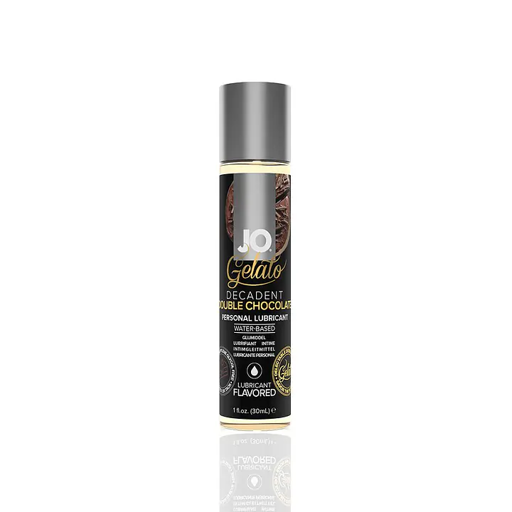 Змазка на водній основі JO GELATO Double Chocolate (30 мл) без цукру, парабенів та гліколю - Master