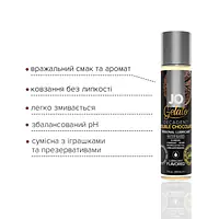 Змазка на водній основі JO GELATO Double Chocolate (30 мл) без цукру, парабенів та гліколю - Master