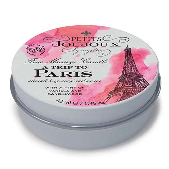 Масажна свічка Petits Joujoux - Paris - Vanilla and Sandalwood (43 мл) з афродизіаками - Master