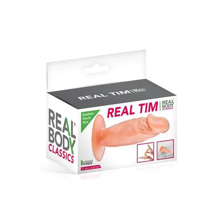 Фалоімітатор Real Body — Real Tim Flash, TPE, діаметр 3,4 см - Master