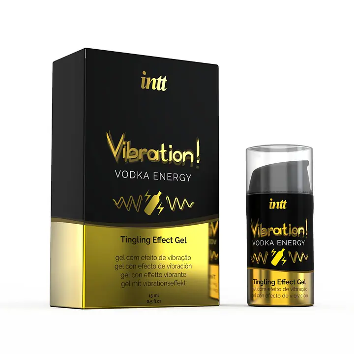 Рідкий вібратор Intt Vibration Vodka (15 мл), густий гель, дуже смачний, діє до 30 хвилин - Master