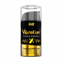 Рідкий вібратор Intt Vibration Vodka (15 мл), густий гель, дуже смачний, діє до 30 хвилин - Master