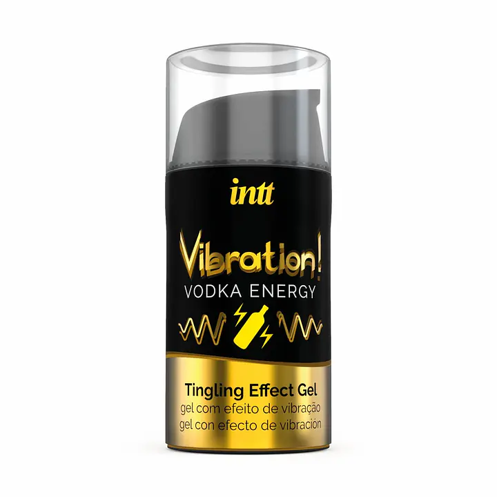 Рідкий вібратор Intt Vibration Vodka (15 мл), густий гель, дуже смачний, діє до 30 хвилин - Master