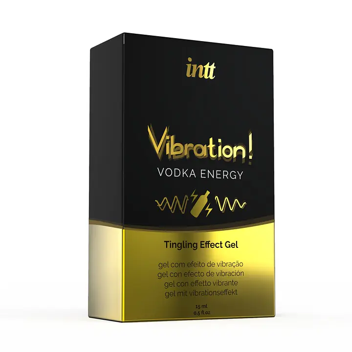 Рідкий вібратор Intt Vibration Vodka (15 мл), густий гель, дуже смачний, діє до 30 хвилин - Master