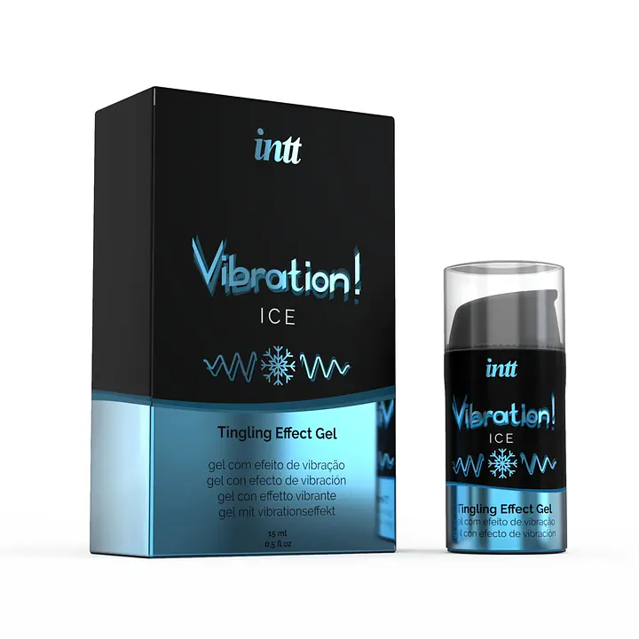 Рідкий вібратор Intt Vibration Ice (15 мл), густий гель, дуже незвичайний, діє до 30 хвилин - Master