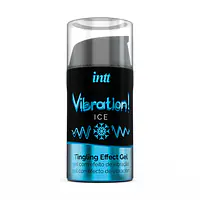 Рідкий вібратор Intt Vibration Ice (15 мл), густий гель, дуже незвичайний, діє до 30 хвилин - Master