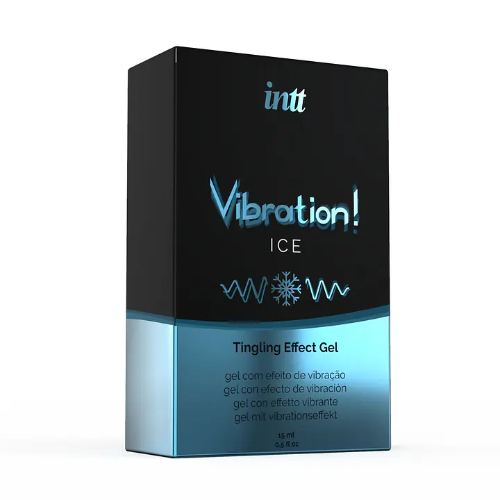 Рідкий вібратор Intt Vibration Ice (15 мл), густий гель, дуже незвичайний, діє до 30 хвилин - Master