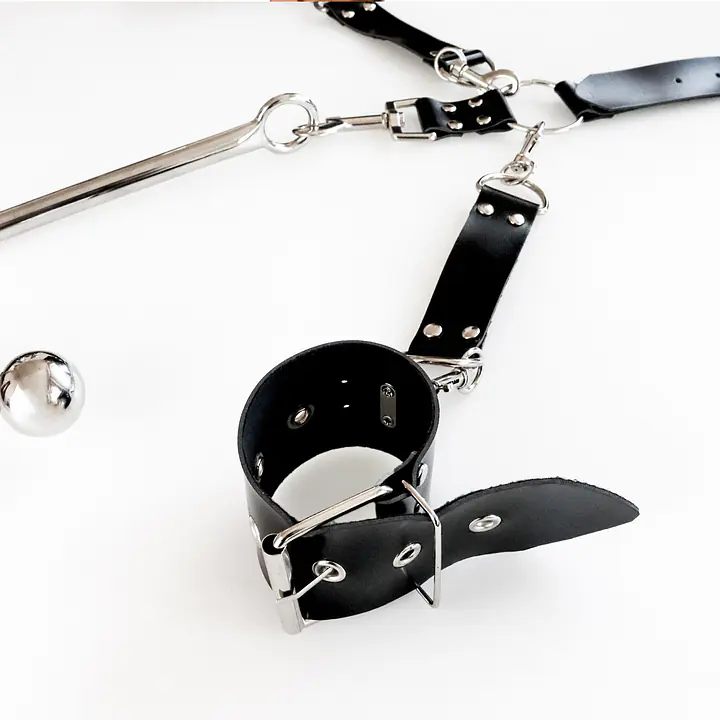 Бондажний набір з металевим анальним гаком Art of Sex Beatrice Bondage set with anal hook № 2 - Master