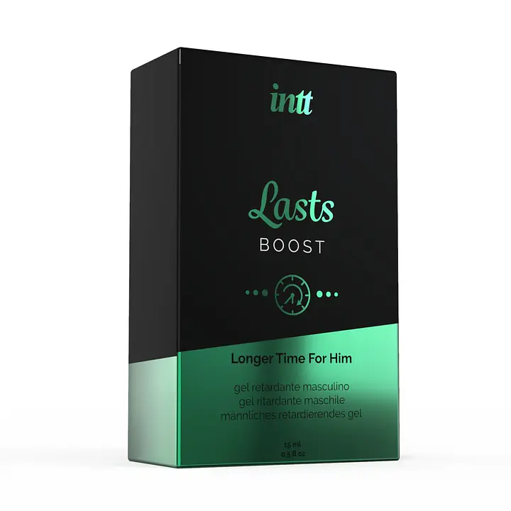 Пролонгатор для чоловіків Intt Lasts (15 мл) з екстрактом гвоздики та м'яти - Master