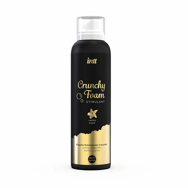 Преміум масажна піна Intt Crunchy Foam - Vanilla (150 мл) екстразволожувальна - Master