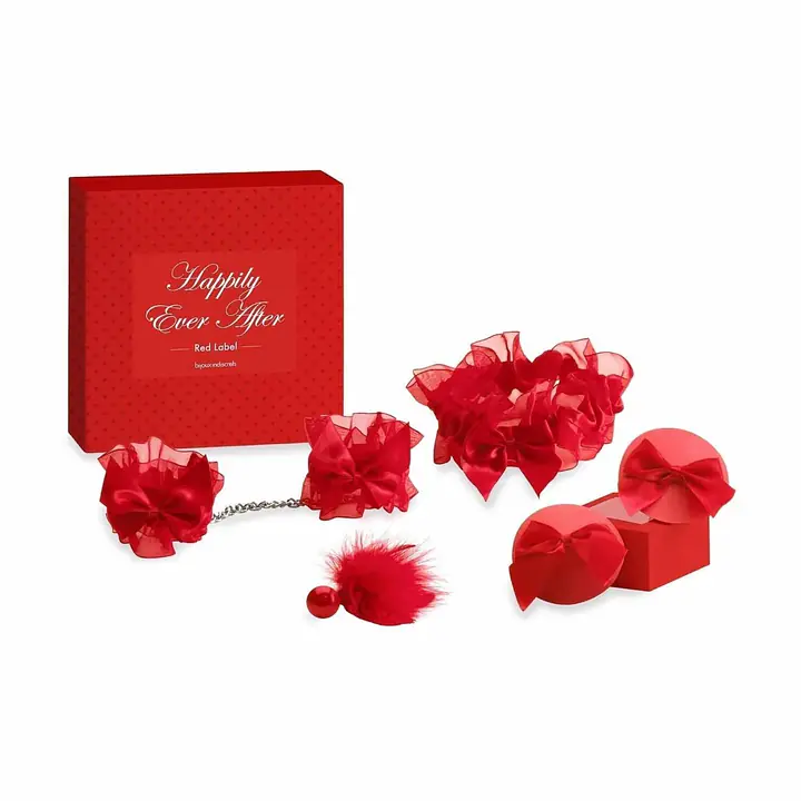 Подарунковий набір Bijoux Indiscrets Happily Ever After, Red Label, 4 аксесуари для задоволення - Master