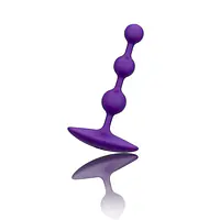 Анальне намисто Romp Amp Dark Purple, силікон, макс. діаметр 2,6 см - Master