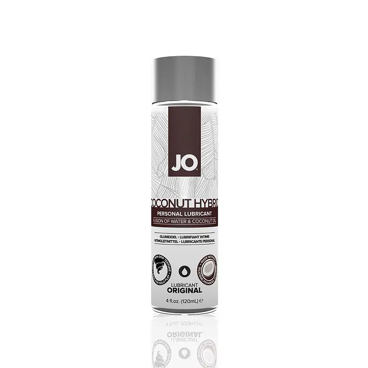 Змазка-крем з кокосовою олією JO Coconut Hybrid ORIGINAL (120 мл) біла - Master