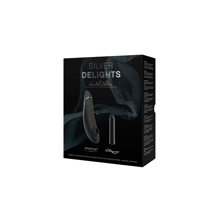 Преміальний подарунковий набір Silver Delights Collection: Womanizer Premium та We-Vibe Tango - Master