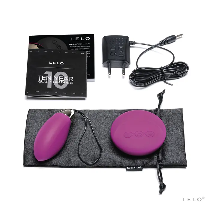 Віброяйце LELO Lyla 2 Deep Rose, водонепроникне, пульт ДК з вібрацією, технологія SenseMotion - Master