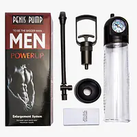 Вакуумна помпа Men Powerup зі стрілковим манометром і ручним насосом - Master