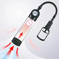 Вакуумна помпа Men Powerup зі стрілковим манометром і ручним насосом - Master
