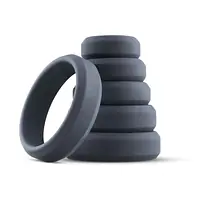 Набір ерекційних кілець Boners 6-Piece Cock Ring Set - Master
