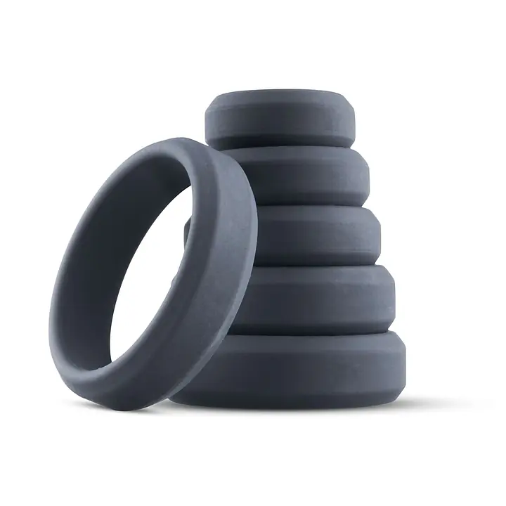Набір ерекційних кілець Boners 6-Piece Cock Ring Set - Master