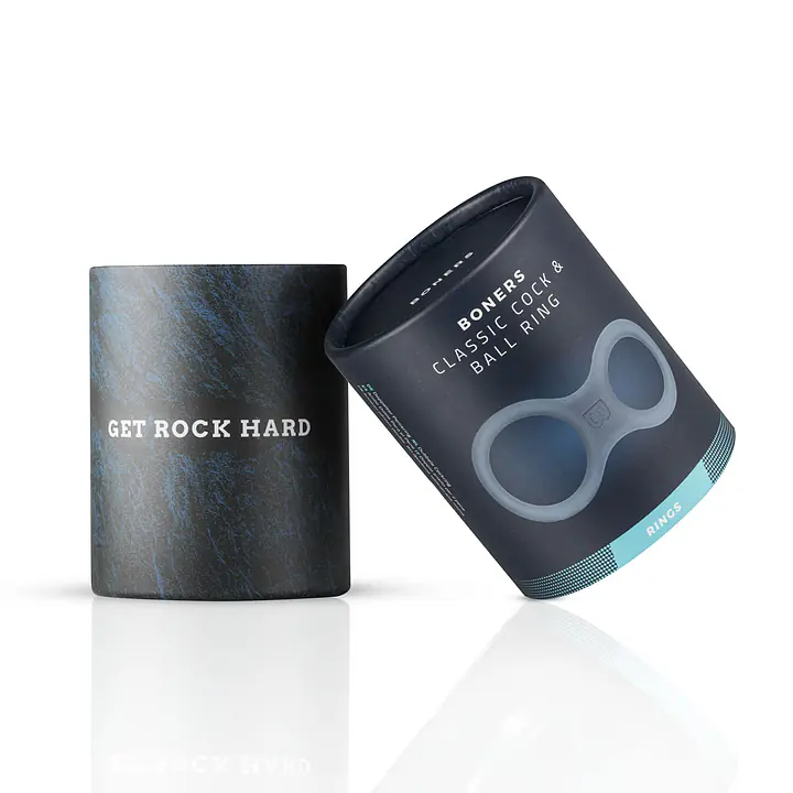 Ерекційне кільце Boners Classic Cock&Ball Ring - Grey - Master
