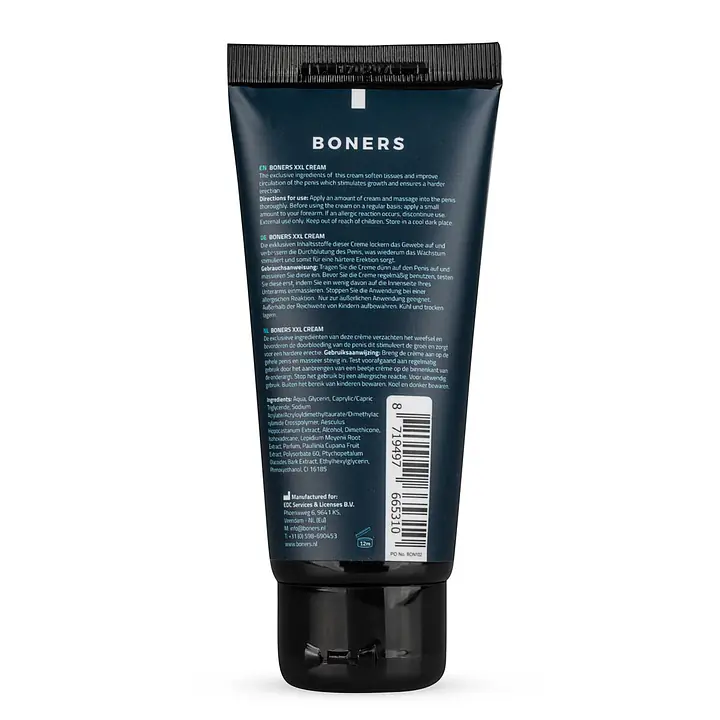 Крем для ерекції та збільшення члена Boners Penis XXL Cream (100 мл) - Master