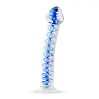 Скляний дилдо Gildo Glass Dildo No. 4, для точки G та простати - Master