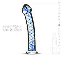 Скляний дилдо Gildo Glass Dildo No. 4, для точки G та простати - Master