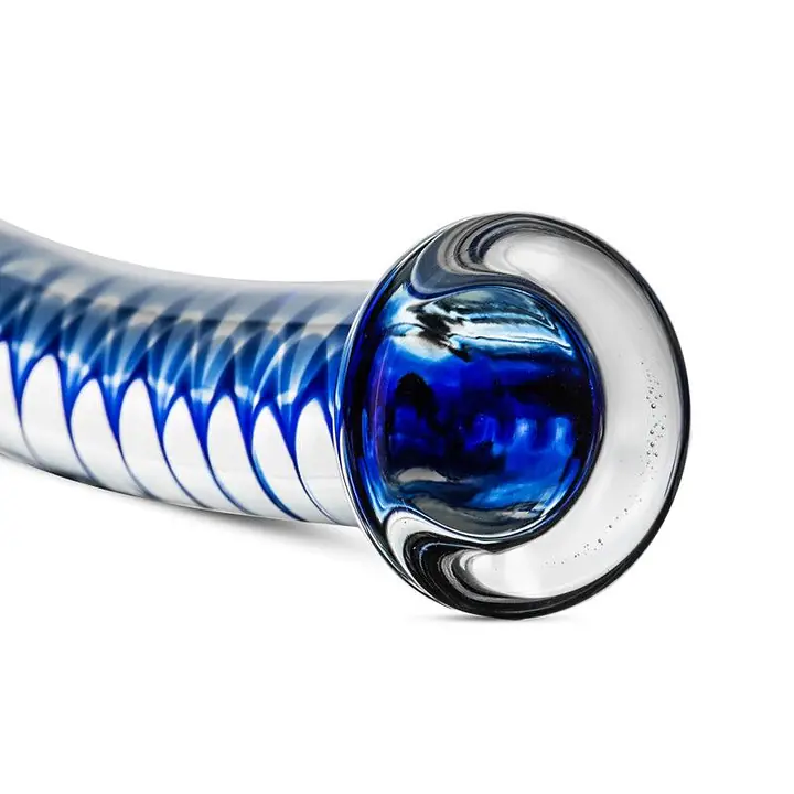 Скляний дилдо Gildo Glass Dildo No. 4, для точки G та простати - Master