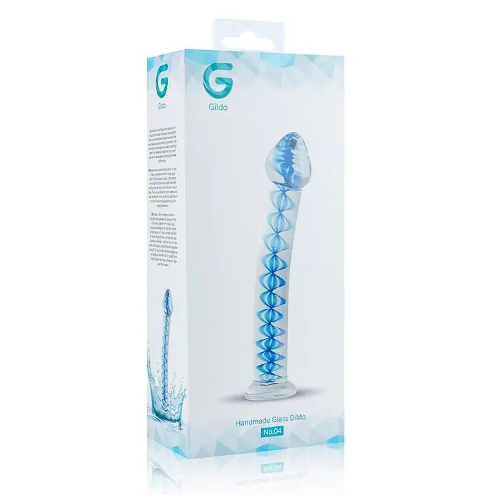 Скляний дилдо Gildo Glass Dildo No. 4, для точки G та простати - Master