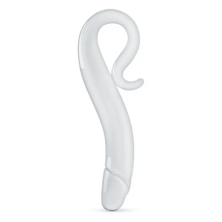 Скляний дилдо Gildo Glass Dildo No. 14, реалістична головка - Master
