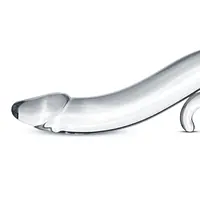 Скляний дилдо Gildo Glass Dildo No. 14, реалістична головка - Master