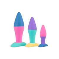 Набір анальних пробок PMV20 Koda – Butt Plug Set, діаметр 2,9 см, 3,9 см, 5 см - Master