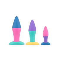 Набір анальних пробок PMV20 Koda – Butt Plug Set, діаметр 2,9 см, 3,9 см, 5 см - Master