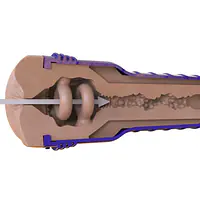 Мастурбатор-попка Fleshlight Boost Blast Female Light Medium Flesh, плаваючі кільця Turbo Tech - Master
