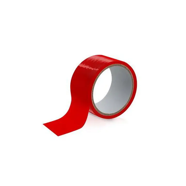 Скотч для бондажа Fetish Tentation Red (15 м), не липне до шкіри і волосків, тільки сам до себе - Master