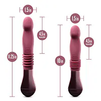 Пульсатор Temptasia by Blush - Trixie Thrusting Dildo - Wine Red - Master
