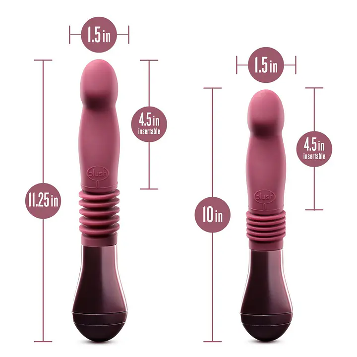 Пульсатор Temptasia by Blush - Trixie Thrusting Dildo - Wine Red - Master