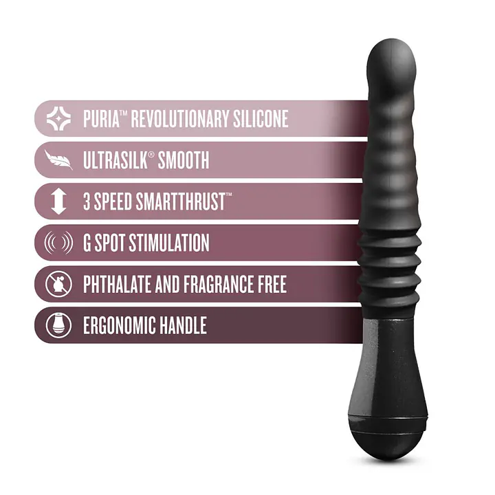 Пульсатор Temptasia by Blush - Lazarus Thrusting Dildo - Black - Master