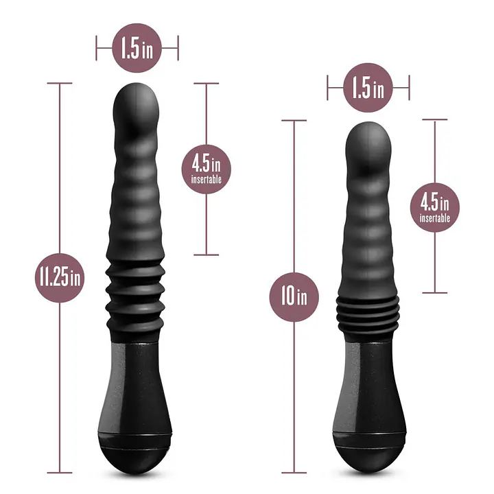 Пульсатор Temptasia by Blush - Lazarus Thrusting Dildo - Black - Master